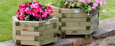 Wooden Pots