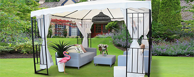 Gazebos and sunshades