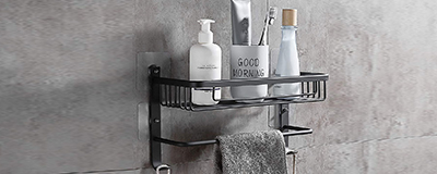 Bathroom Metal Shelves