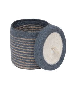 Kosh dekorues, Oceane, S, jute, gri/e bardhë/kafe