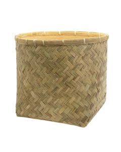 Kosh dekorativ, S, bambu, Natyrale