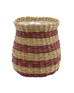 Kosh për lule, S, kashtë, Natyrale/Kafe