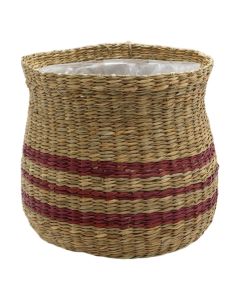 Kosh për lule, M, kashtë, Natyrale/Kafe