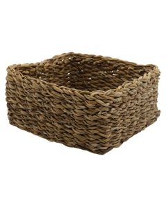Kosh magazinimi, fibër natyrale, kafe, H10 x W22 x D22 cm