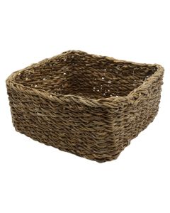 Kosh magazinimi, fibër natyrale, kafe, H12 x W26 x D26 cm
