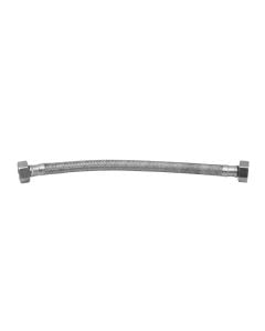 STAINLESS STEEL HOSE F/F 1/2"X25cm
