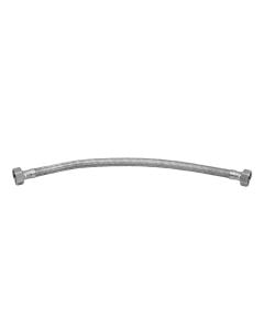 STAINLESS STEEL HOSE F/F 1/2"X35cm