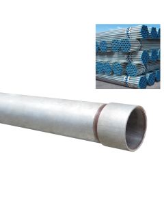 Tub i galvanizuar 5" X 4.50mm. ngjyre blu 12.240Kg/m