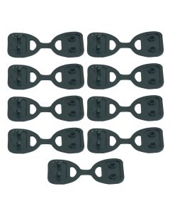 Plastic clip for Packaging nets 10cope shadow. Material: Plastic