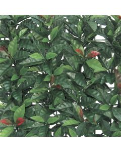 Gardh me gjethe artificiale, Giardino, 100x100 cm, 1850 gr/m², 730 gjethe/m², ngjyra jeshile me nuanca