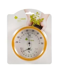 Thermometer and humidity gauge for the ambience