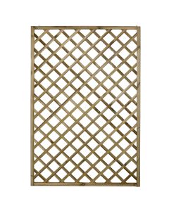 Treated wooden fence, 120x180 cm, frame thickness 30x35 mm, post thickness 8x30 mm, square 90x90 mm, natural color