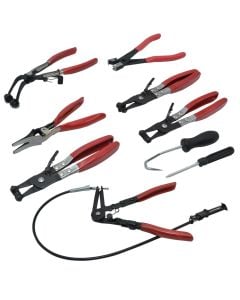 Set me pinca për heqjen e fashetave te tubave, çelik, 85 cm