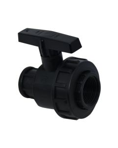 Ball valve F/F, polyetilen, 1" X3/4 ", 10 bar