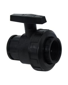Ball valve F/F, polyetilen, 1 1/4 "X 1 1/4", 6 bar