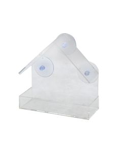 Bird house feeder, polycarbonat, 5x6x13 cm