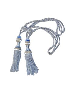 Curtain Tassels  blue+white color