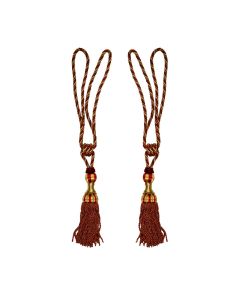 Curtain Tassels  cherry+yellow color
