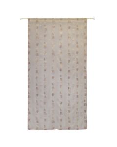 Perde me ekstrafor, poliestër, lejla, 150x270 cm