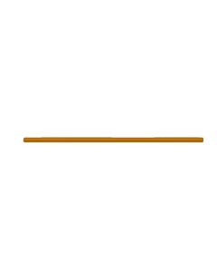 Curtain pole, Size: Ø25mm x 150cm, Color: Orange, Material: Wood