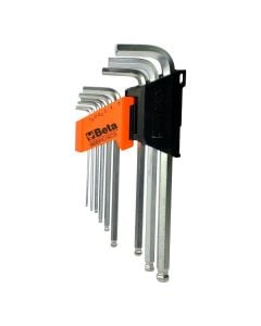 Set çelësash hekzagon profesional, Beta, 96BPC/SC9, 1.5-2-2.5-3-4-5-6-8-10 mm, Cr-V