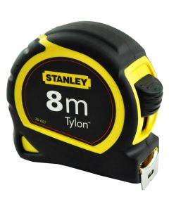 Meter Tape, STANLEY, steel/rubber, 8 m x25 mm