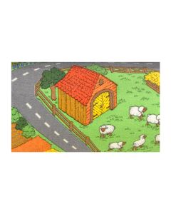 Moket, Farm, polipropilen, jeshile, 4 m x 5 mm