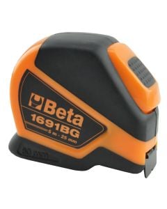 Professional tape measure, Beta, 1692/5, 5 m x 25 mm, metal, shock resistant