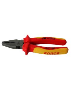 Insulated universal pliers, FORCE, chrome vanadium, yellow, 7"