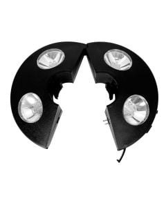 Llambë në formë sateliti, për çadra, 4 LED, Ø 30-45 mm, ndriçim i bardhë