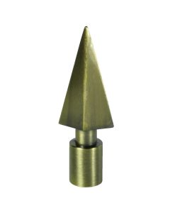 Finale per shufer perde, Permasa:  D.20 mm, Ngjyra: Bronzi, Materiali: Metalik