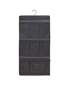 Wardrobe organizer, textile, grey, 36x78 cm