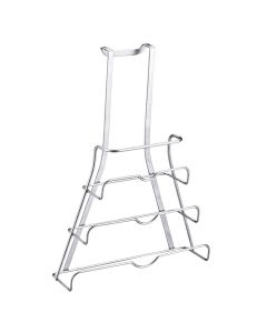 Pot lid holder, Galileo, polytherm® coating, grey, 26x9xH36 cm