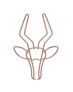 Wall hanger, Safari, antelope, polytherm® copper coating, reddish brown, 38x30 cm
