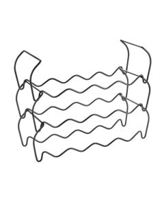 Mbajtëse shishe vere, Lava, veshje touch-therm, gri errët, 3-kate, për 12 shishe, 45x15xH15 cm