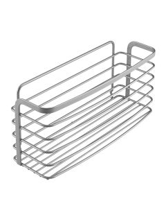 Tall basket, Eureka, veshje polytherm®, gri, 30x11xH14 cm