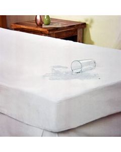 Mbrojtëse dysheku kundra ujit, tek, pambuk, 90x200+30 cm