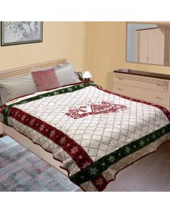 Blanket, christmas motives, 87% acrylic 7% cotton7% polyester, colorful, 200x240 cm, 450 gr/m²"
