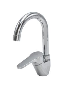Rubinet lavapjate, Surf, bronzi, argjend, tub flexible 1/2"