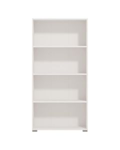 Book case, Tomar, melamine, white, 70x24.5xH142 cm