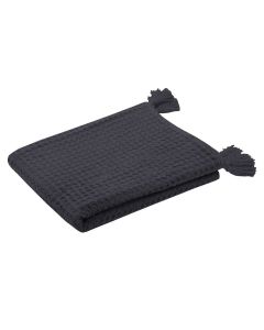 Bed spread, Gopher, cotton, black, 125x150 cm