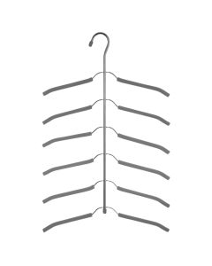 Varëse rrobash, metalike, argjendi, 36xH56 cm