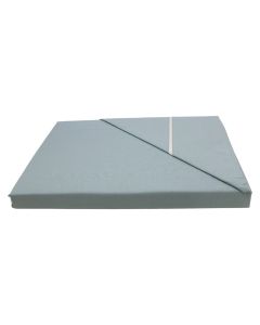Carcafe set, tek, pambuk, mente/gri, 165x240 cm; 90x190+25 cm; 50x80 cm (x2)