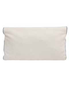 Pillow, Air Flocon Tube, memory foam, polyester, white/blue, 40x70x10 cm