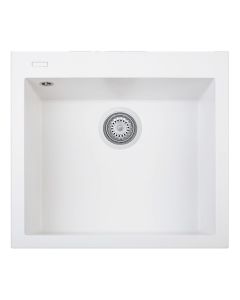 Granite sink, One-90, 1 pit, white, 56x50x20