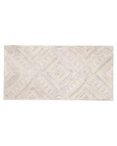 Bed headboard, wooden, white, 160x3xH80