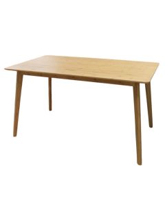 Tavolinë ngrënie, Lisabo, bambu, natyrale, 140x80xH74.5 cm