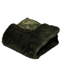 Blanket, polyester, green, 130x180 cm