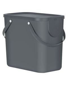 Beach and laundry bag "Albula" in plastic color black, Capacity 25 l, Dimensions: 40x23.5xH34 cm