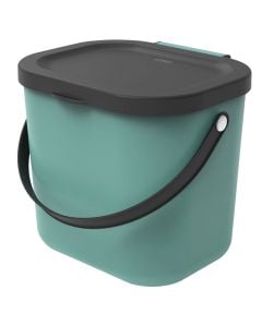 Beach and laundry bag "Albula" in plastic color green, Capacity 6 l, Dimensions: 20.8x20xH23.5 cm
